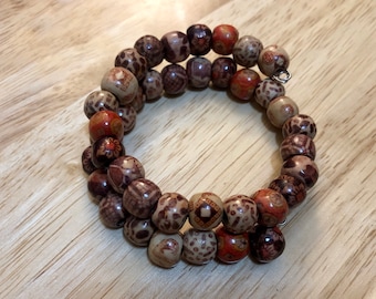 Wood Beaded Bracelet