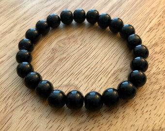 Black Jasper Beaded Bracelet