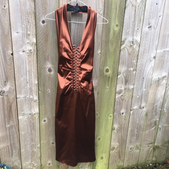 Vintage y2k dress corset slip dress dolce & gabban