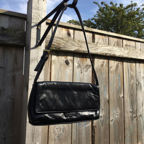 Vintage y2k shoulder bag leather mini handbag