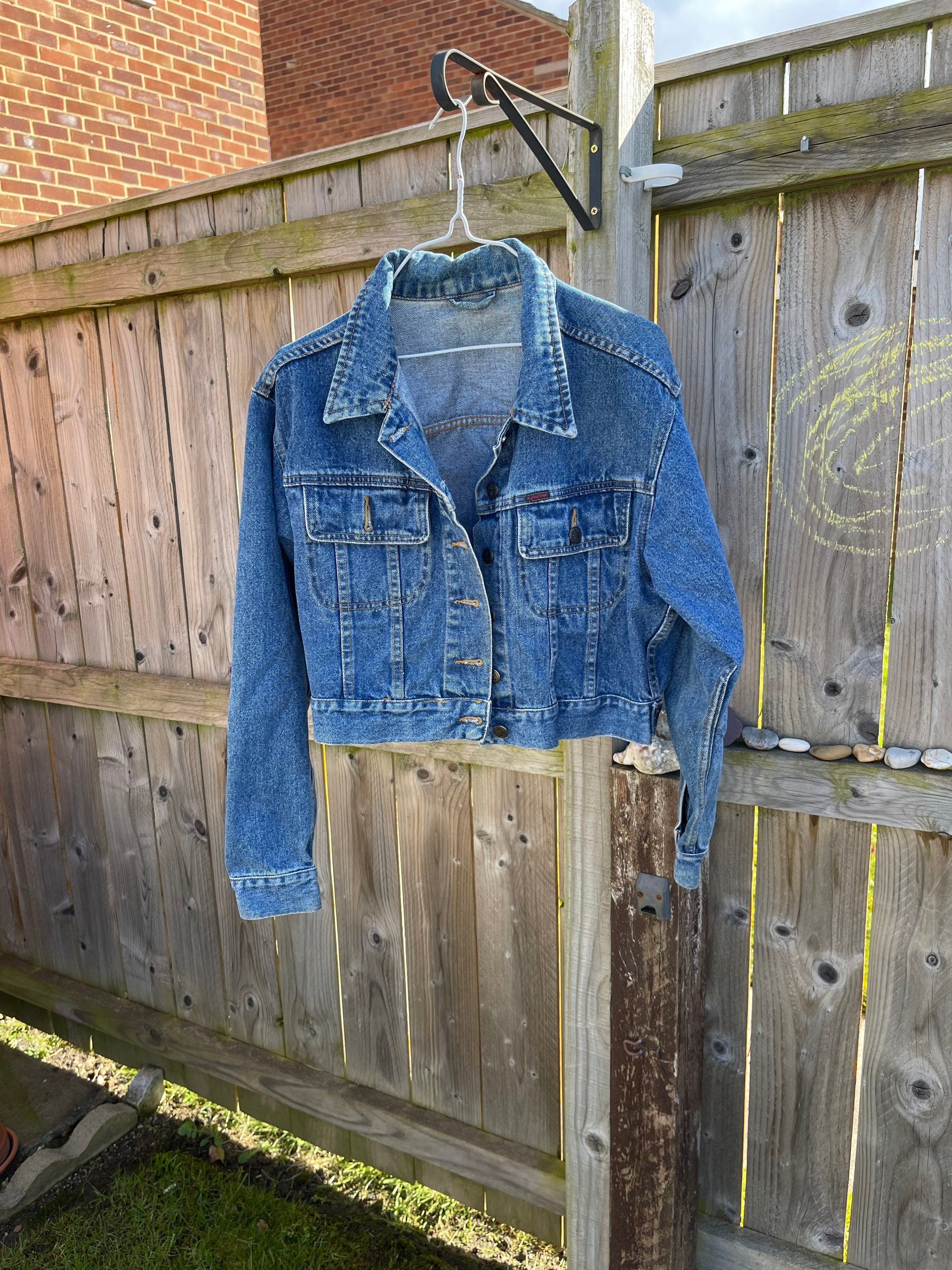 90s Denim Jacket - Etsy 直販最安価格 90s VANGRACK black Lsize denimjacket Gジャン/デニムジャケット