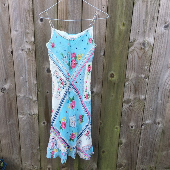 Vintage y2k slip dress prairie milkmaid dress 2000