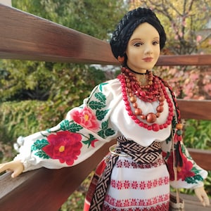 Doll, Author&#39;s doll, Boudoir doll, Art doll, Interior doll, Large doll, Collectible doll. handmade. Height 41 inches with stand.