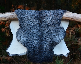 Gotland Sheepskin - super RARE and Unique, Curly hair sheep, perfect Christmas present, home decor, luxury sheepskin