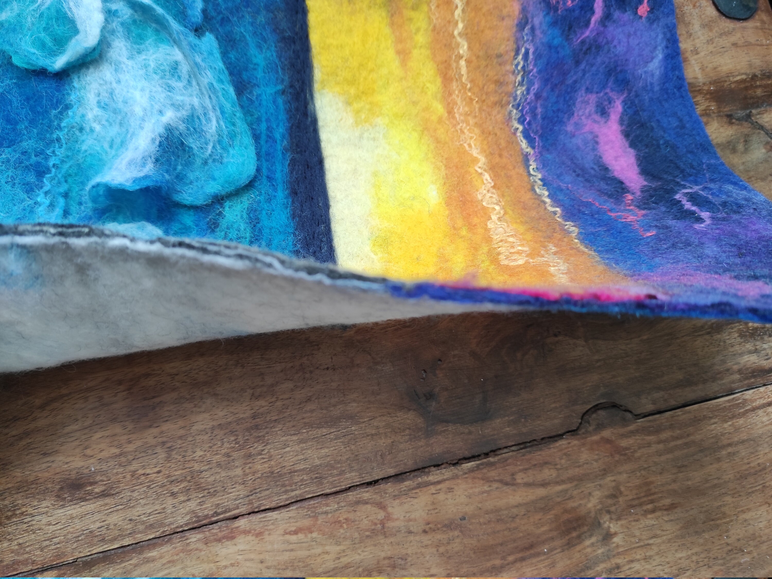 Needle Felted.wool.wet Felting Picture.frame. 3D Picture.wall Decor