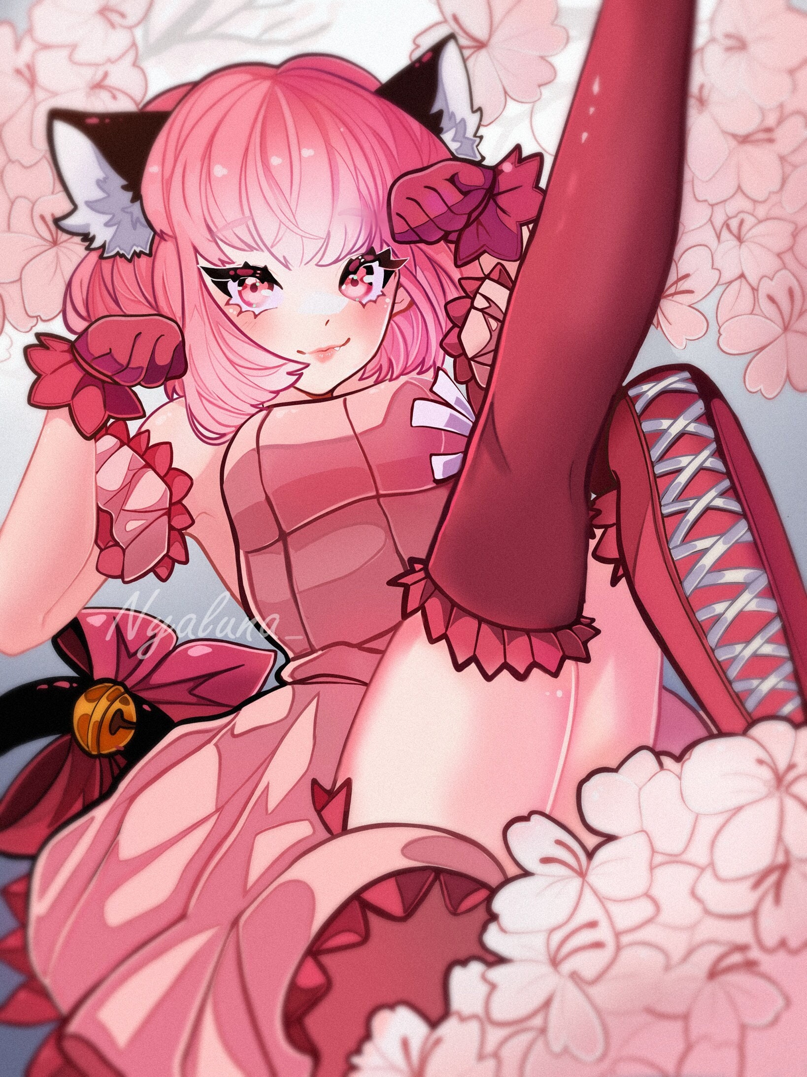 Mew Ichigo from the anime Tokyo Mew Mew New original artwork Art Board  Print for Sale by EryaMoon