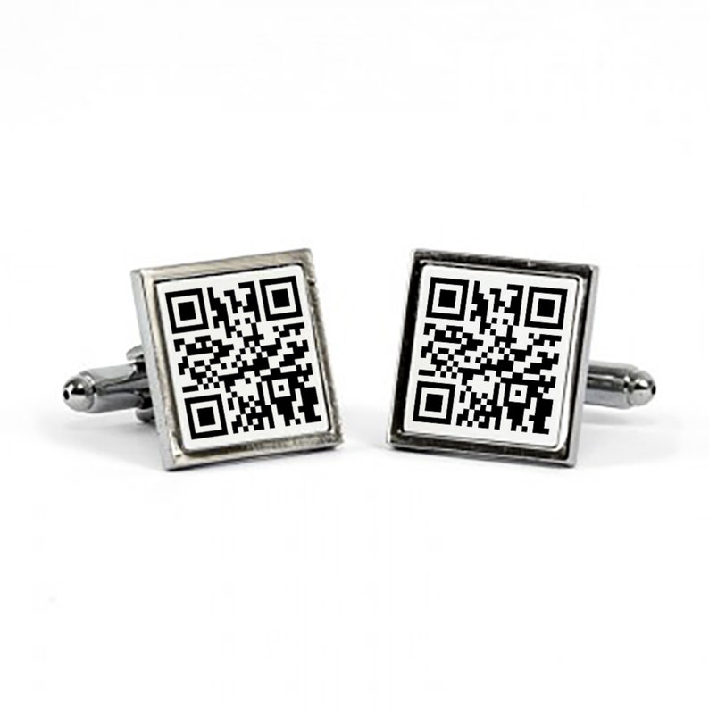 Barcode Cufflinks Barcode Cufflinks