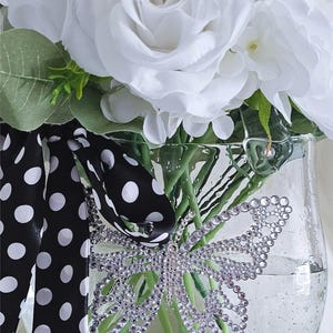Bling Butterfly Purse Vase  - Elegant Bling Home Decor