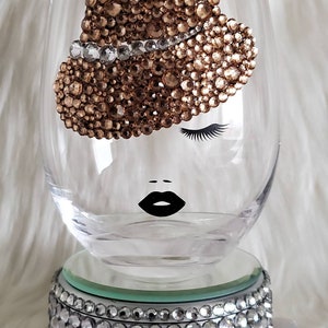 Bling Diva Wine Glass