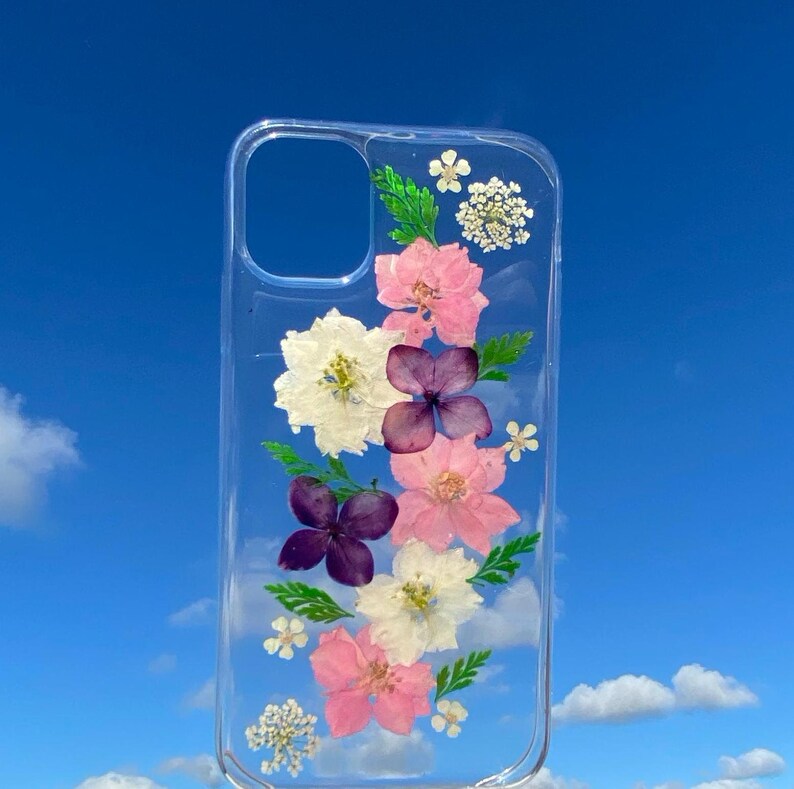 Pressed Flowers Phone Case for iPhone X XR iPhone 11 iPhone 11 Etsy