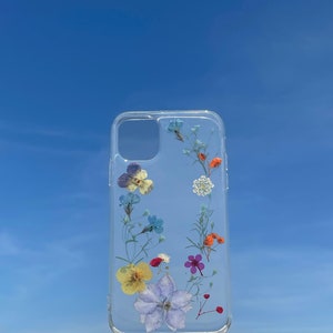 Pressed Flowers Case for iPhone 15 14 13 12 11 Pro Mini Pro Max, iPhone X XR XS Max 7 8 02