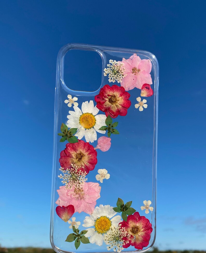 Pressed Flowers Phone Case for iPhone X XR iPhone 11 iPhone 11 Etsy