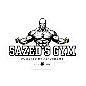 Sazed's Gym Sticker, Mist Born (Brandon Sanderson)