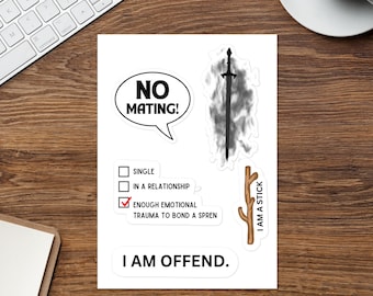 Hoja de pegatinas del Archivo Storm Light n.° 1 (Brandon Sanderson)