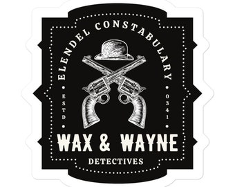 Pegatina de cera y Wayne de Mist Born Era 2 (Brandon Sanderson)