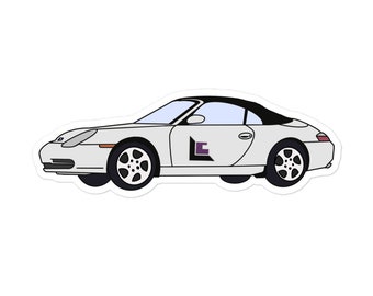 Pegatina de Porsche de Lex Luthor