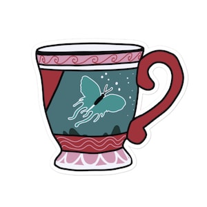 Tress Tea Cup Sticker