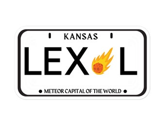 Pegatina de matrícula de Lex Luthor