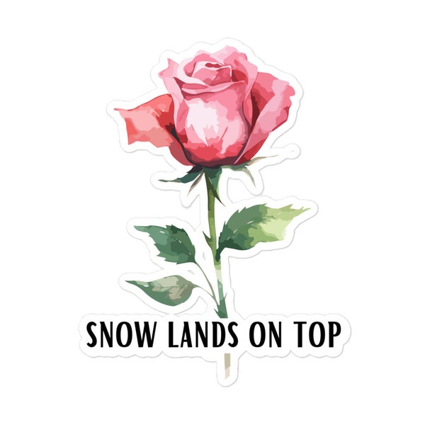 Snow Lands on Top Sticker (Hunger Games, Ballad of Songbirds and Snakes)