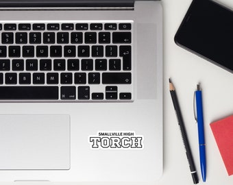 Pegatina de antorcha de Smallville High