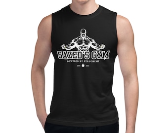 Camiseta deportiva Sazed's Gym - Negra (Mist Born, Storm Light Archive, Brandon Sanderson)
