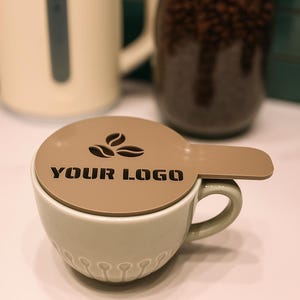 Estêncil de café, estêncil de coquetel, presentes para amantes de café, estêncil de bolo, estêncil de padaria, logotipo de estêncil de café, estêncil de café personalizado, logotipo de empresa