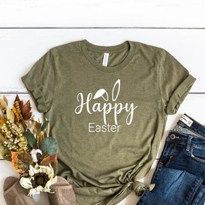 Happy Easter shirt, Women Easter shirt, Cute Easter shirt, Easter shirt, hoppy easter - Easter t shirt, Easter bunny shirt, bunny shirt