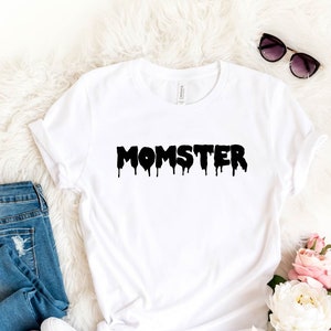 Momster Shirt, Halloween Shirt, Momster Halloween shirt, Women&#39;s Halloween Shirt, Mom Halloween Shirt, Funny Halloween Shirt, Fall Shirt