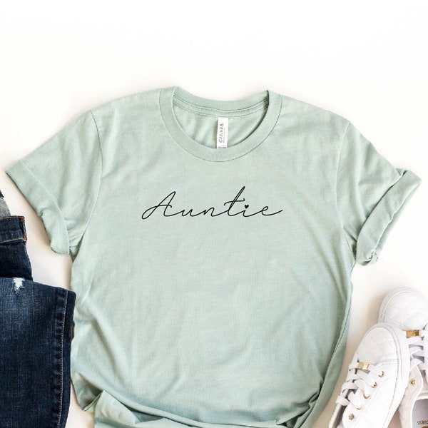 Auntie Shirt, Aunt Gift, Auntie Established Shirt, Aunt Shirt, Pregnancy Announcement Shirt, Aunt Life, Aunt Shirt, Gift for Auntie,Aunt Tee