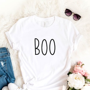 Boo Shirt, Halloween Shirt, Thankful Shirt, Fall Shirt, Pumpkin T-Shirt, Boo T-shirt, Gift for Halloween, Halloween Gift, Women Fall Shirt