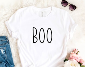 No su Boo T-Shirt Tee Ghost Lindo Halloween Elaborado Vestido Skater BAE Indie Top 