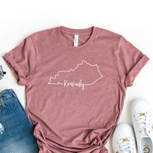 Kentucky Shirt, Kentucky Home Tee, Home State T-shirt, Kentucky Map Silhouette Tee, Kentucky  State Sweatshirt, Kentucky Travel Shirt