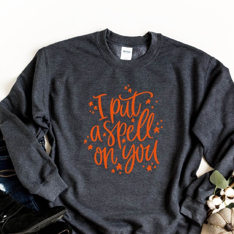I Put A Spell On You 3/4 Sleeve Graphic Tee