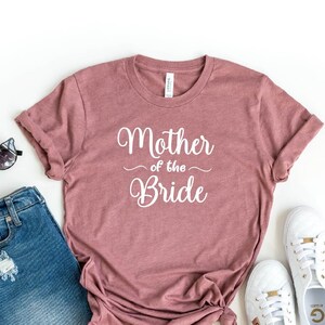 Shirt moeder van de bruid, schoonmoeder, shirt bruid to be, T-shirt bruid, T-shirt bruid, vrijgezellenfeest shirts, bruidsfeest cadeau bruid