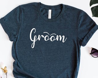 Groom T-shirt, Wedding Married Shirt, Bachelor Party Tees, Groom Shirt, Gift for Groom