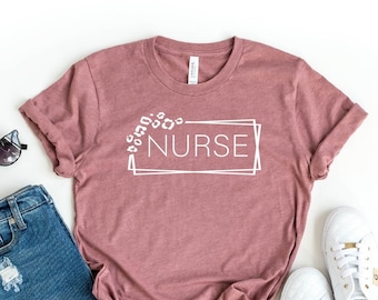 Nurse Shirt, Shirt For Nurse, Gift For Nurse, Nursing Shirt, Nurses Week Shirt, Nurse Life Shirt, RN Shirt, Nurse Leopard T-shirt