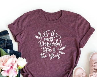 It's The Most Wonderful Time Of The Year Shirt, Christmas Shirt,Gift For Christmas, Family Christmas Shirts, Xmas shirt, Christmas T-shirt