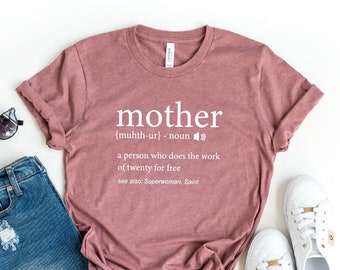 Mother Shirt, Mama T-shirt, Mom-life Shirt, Shirts for Moms, Mothers Day Gift, Trendy Mom Shirt, Cool Mom Shirts, Mom Birthday Gift, Mom Tee