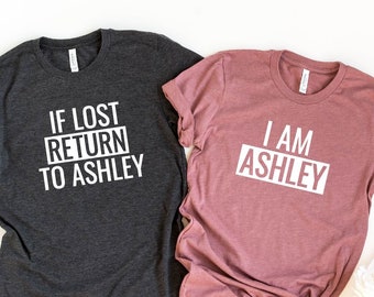 If I Lost Return To Shirt, If Lost Return To Babe, Customizable Couples Shirts, Hubby Wife  Honeymoon Shirts, Funny Matching Couples Shirts