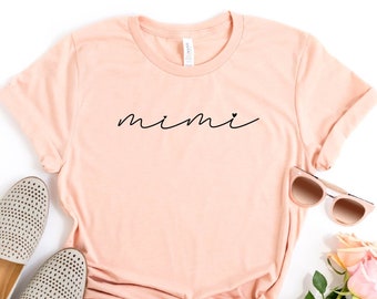 Mimi Shirt, Mimi Gift, Grandma Shirt, Mothers Day, Mimi-life Shirt, Pregnancy Announcement Grandparents, New Mimi Shirt, Grandma Tee