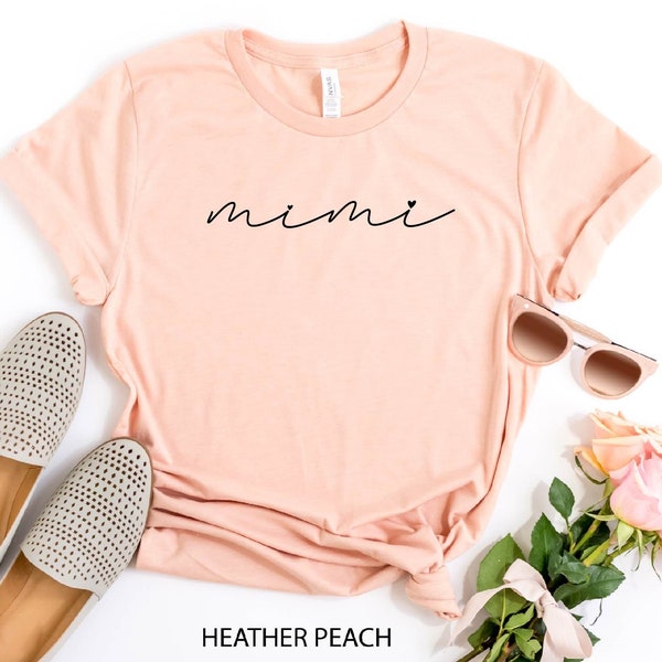 Mimi Shirt, Mimi Gift, Grandma Shirt, Mothers Day, Mimi-life Shirt, Pregnancy Announcement Grandparents, New Mimi Shirt, Grandma Tee