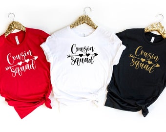 Cousin Squad Shirt, Family Shirts, Matching Cousin Tee, Matching Family Tee, Family Reunion, Christmas Cousin Gift, Cousin Squad