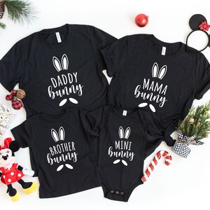 Family Easter Shirt, Matching Bunny Family Tee, Easter Apparel, Mama Bunny, Daddy Bunny, Sister Bunny, Brother Bunny, Baby Bunny, Mini Bunny