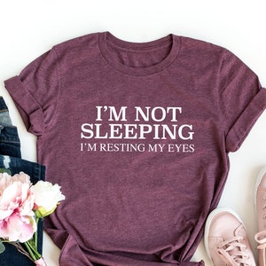 I'm Not Sleeping I Am Resting My Eyes T-Shirt, I'm Not Sleeping I Am Resting My Eyes Shirt, Funny Shirt, Father Gift, Grandfather Gift image 3