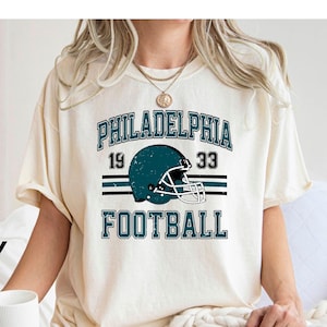 Vintage Philadelphia Football T-Shirt, Comfort Colors Philly Eagles Shirt, Super Bowl Champions Shirt, Sunday Game Day Tee, Football Fan Tee