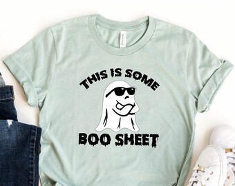 This Is Some Boo Sheet T-Shirt, Halloween Shirt, Retro Ghost Shirt, Boo Sheet Tee, Funny Ghost Shirt, Spooky Season Apparel, Halloween Party