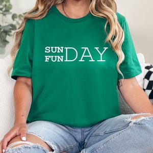 Sunday Funday shirt, Funny Sunday Funday Party T-Shirt, Sunday Funday T-shirt, Shirt Relax Chill Weekend T-shirt, Weekend Tee, Sunday Shirt image 1