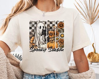 Spooky Season Shirt, Halloween Spooky season T-Shirt, Spooky Ghost Shirt, Halloween Ghost Tee, Spooky Shirt, Halloween Spooky Gift