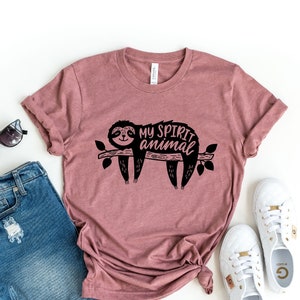 Sloth Shirt, Sloth Spirit Animal Tee, My Spirit Animal Shirt, Adorable Sloth Shirt, Cute Animal Shirt, Funny Shirt, Animal Lover Shirt