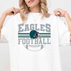 Vintage Philadelphia Football T-Shirt, Comfort Colors Philly Eagles Shirt, Eagles Super Bowl Champions Shirt, Sunday Birds Football Outfit